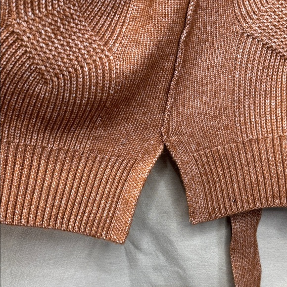 Nine West Sweater Brown Cardigan w/ Belt Long Length Wool Blend in Size M  NWT - Picture 7 of 15